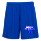OPG Custom Design #3. Blue Tees Blues Brothers Fan Art. Ladies' Moisture-Wicking 7 inch Inseam Training Shorts