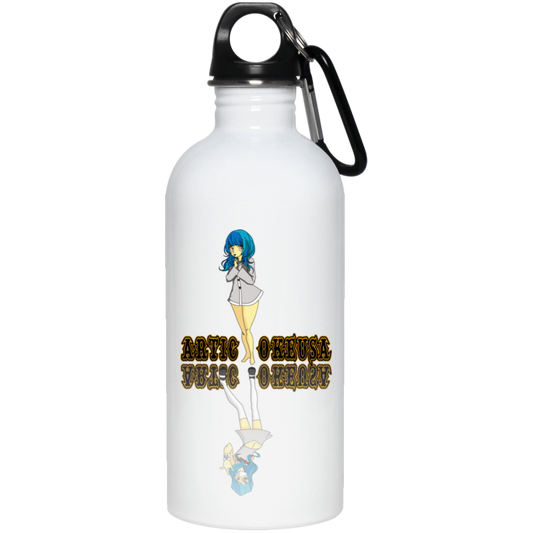 ArtichokeUSA Custom Design. Façade: (Noun) A false appearance that makes someone or something seem more pleasant or better than they really are.  20 oz. Stainless Steel Water Bottle