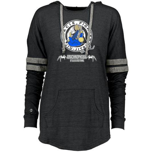 Artichoke Fight Gear Custom Design #1. Arachnophobia. Spider Guard. It's A Jiu Jitsu Thing. Ladies Low Key Hoodie