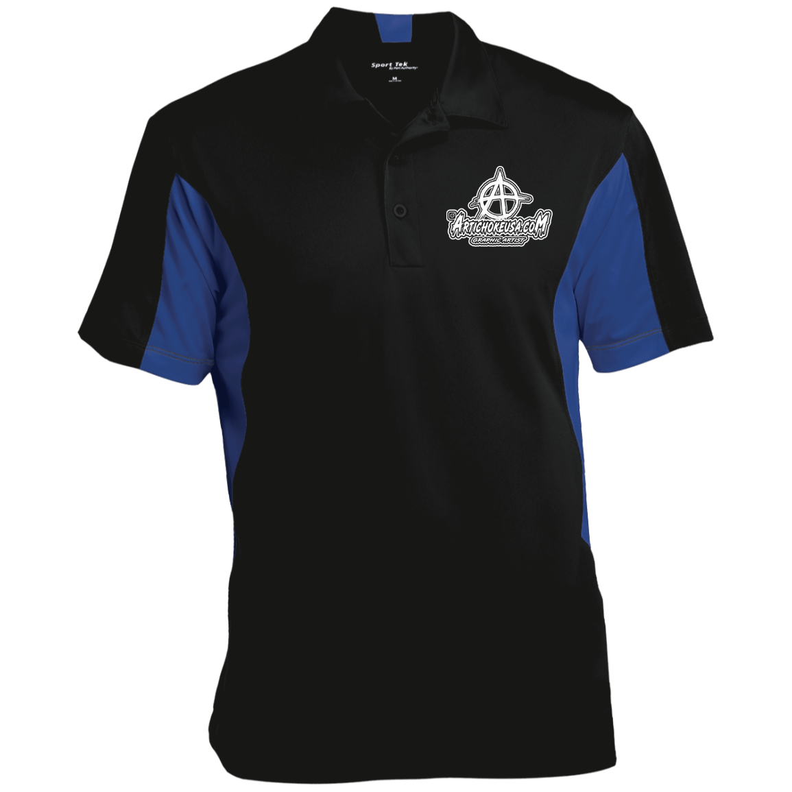 Embroidered Men's Colorblock Performance Polo