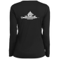 ArtichokeUSA Custom Design. Vaccinated AF (and fine). Ladies’ Long Sleeve Performance V-Neck Tee