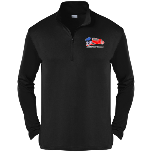 OPG Custom Design #12. Golf America. Male Edition. 100% Polyester 1/4-Zip Pullover