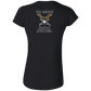 The GHOATS Custom Design #36. Stay Ready Won't Have to Get Ready. Tattoo Style. Ver. 1/2. Ultra Soft Style Ladies' T-Shirt