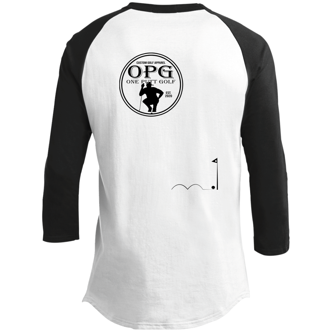 OPG Custom Design #4. I Don't See Noting Wrong With A Little Bump N Run. 3/4 Raglan Sleeve Shirt 100% Ringspun Combed Cotton