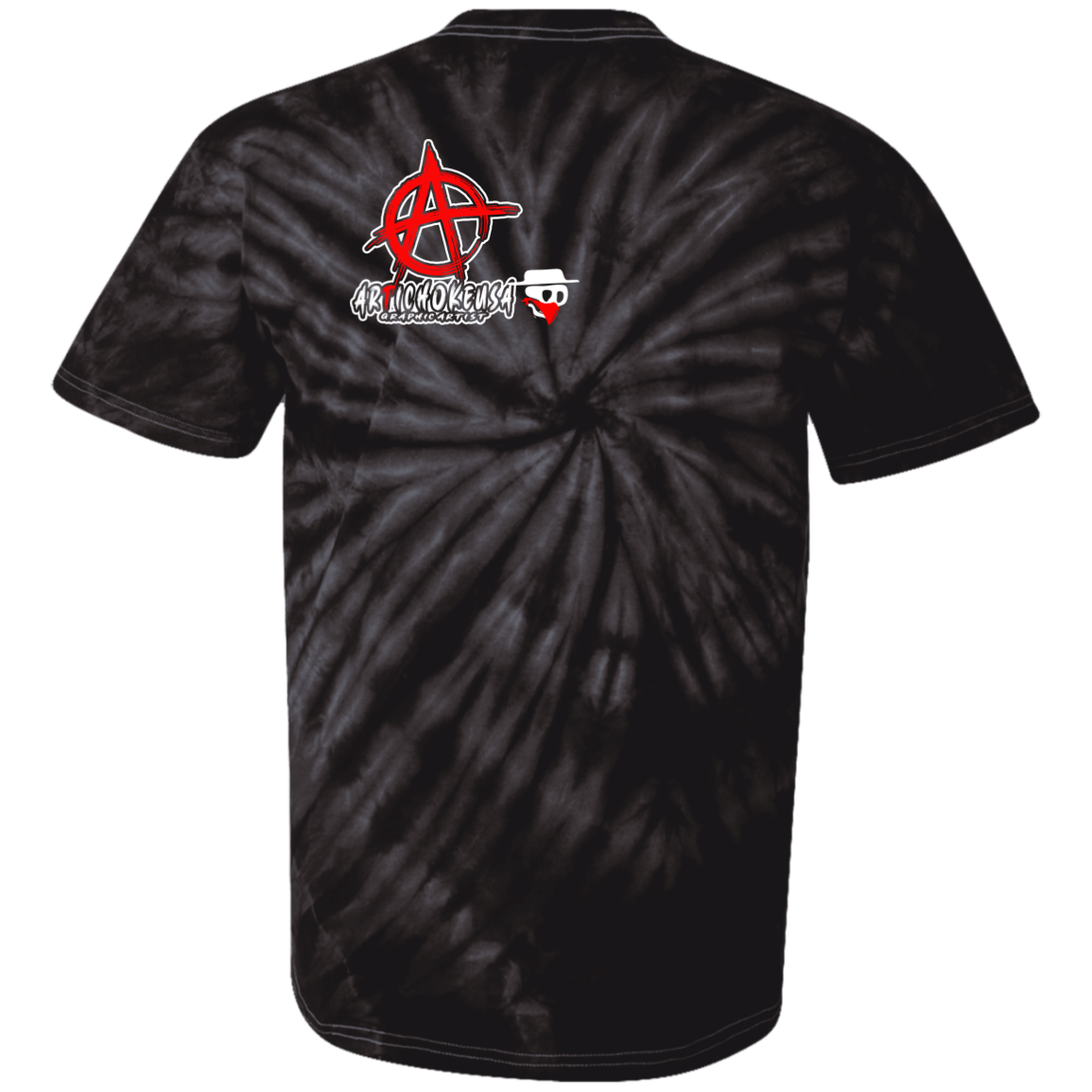 ArtichokeUSA Custom Design. Social Distancing. Social Distortion Parody. Tie Dye 100% Cotton T-Shirt