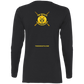The GHOATS Custom Design. #27 PlayerUnknown's Billiards. PUBG Parody. Ladies' Cotton LS T-Shirt