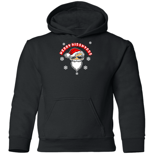 santa and hos front G185B Youth Pullover Hoodie