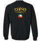 OPG Custom Design #22. One Putt / One Love Parody with Fan Art. Female Edition. Youth Crewneck Sweatshirt