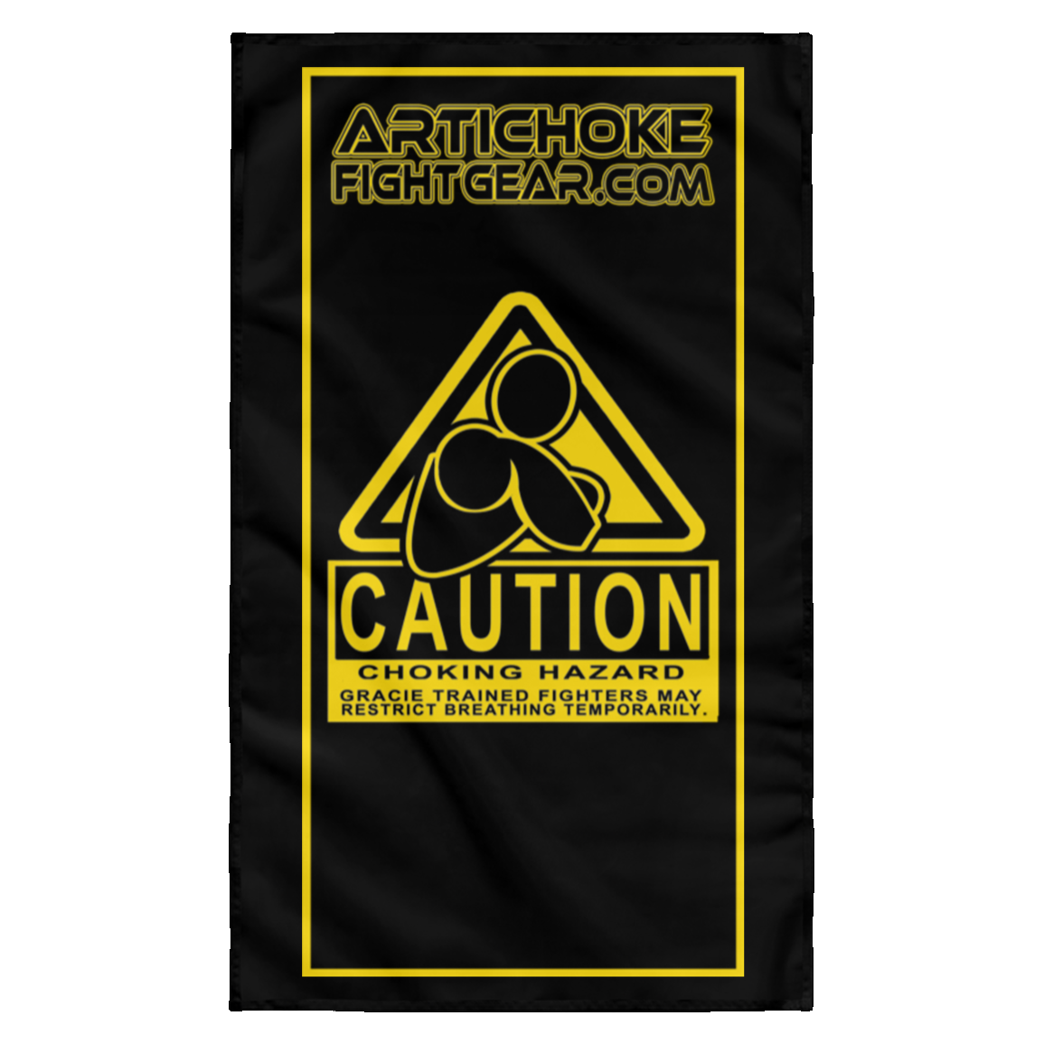 Artichoke Fight Gear Custom Design #7. Choking Hazard. Wall Flag