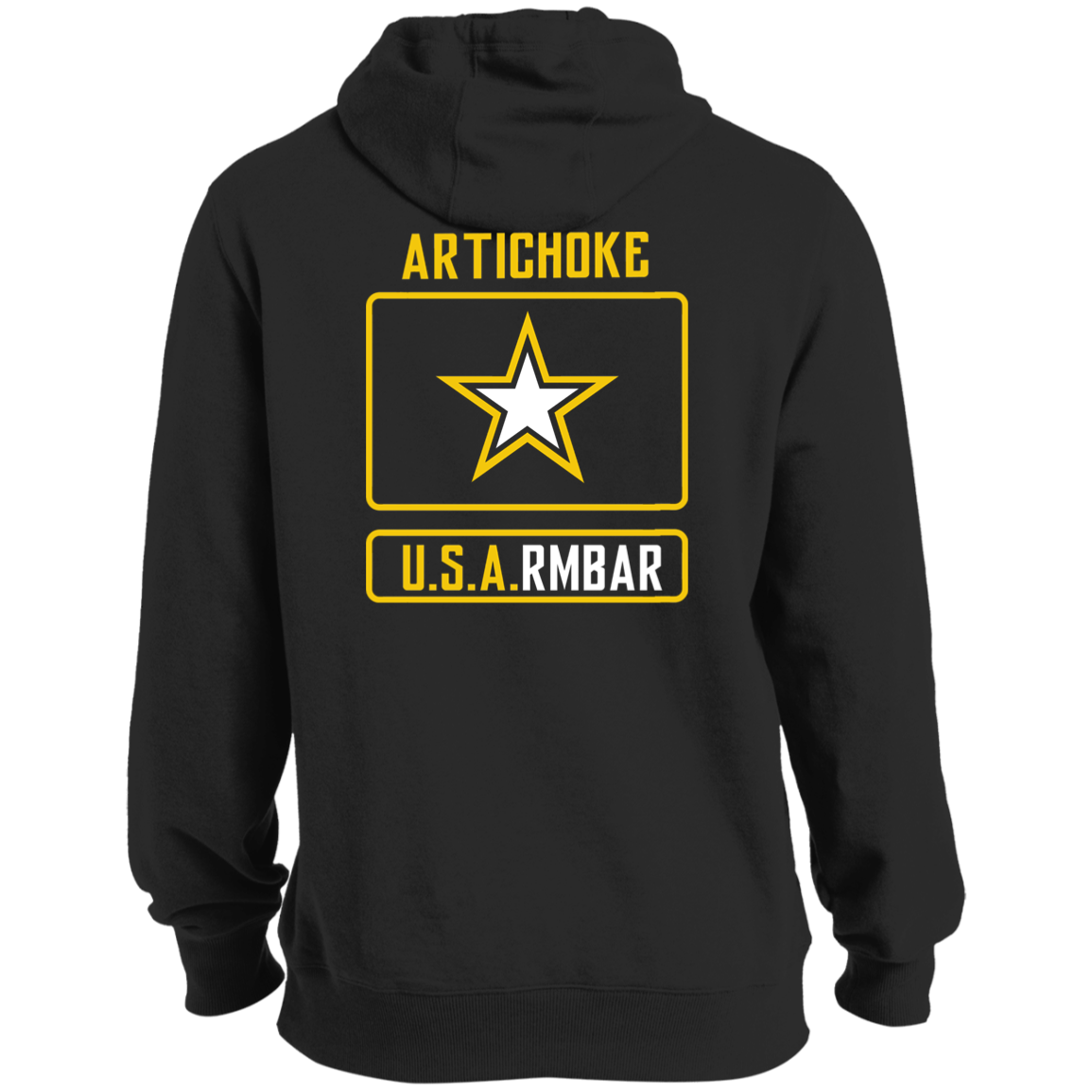 ArtichokeUSA Custom Design #54. Artichoke USArmbar. US Army Parody. Ultra Soft Pullover Hoodie