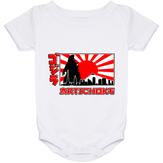 ArtichokeUSA Custom Design.  Fan Art Godzilla/Mecha Godzilla. Baby Onesie 24 Month