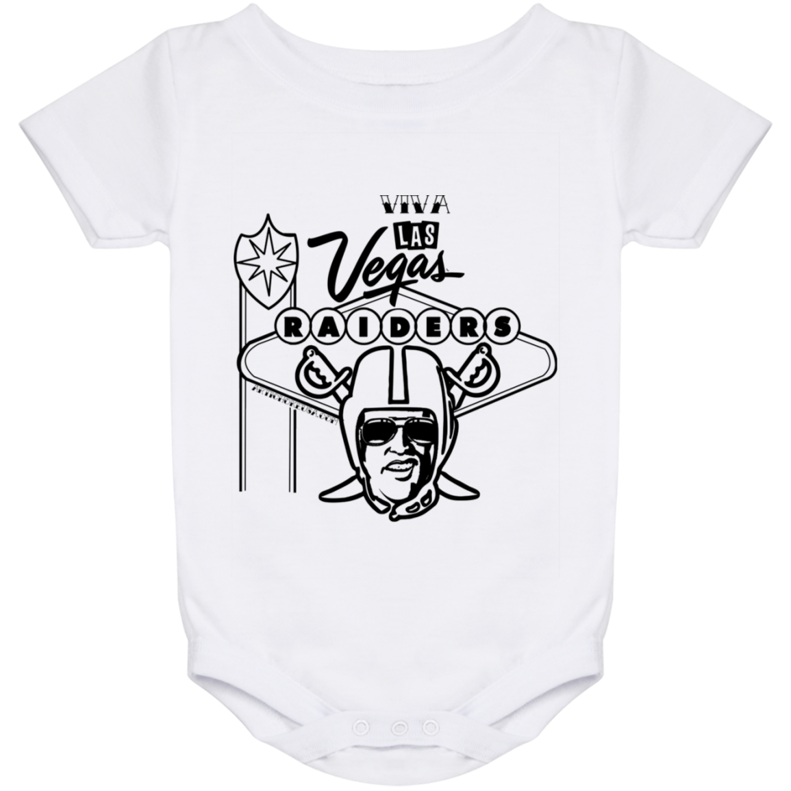 ArtichokeUSA Custom Design. Las Vegas Raiders. Las Vegas / Elvis Presley Parody Fan Art. Let's Create Your Own Team Design Today. Baby Onesie 24 Month