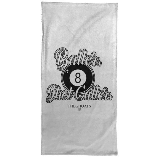 The GHOATS Custom Design #2. Baller. Shot Caller. Towel - 15x30