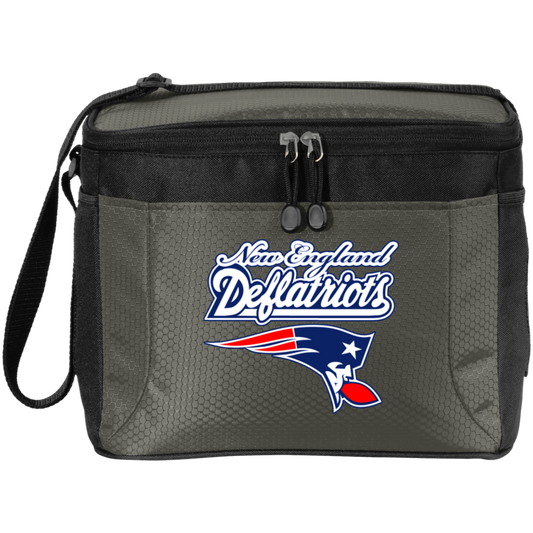ArtichokeUSA Custom Design. New England Deflatriots. New England Patriots Parody. 12-Pack Cooler