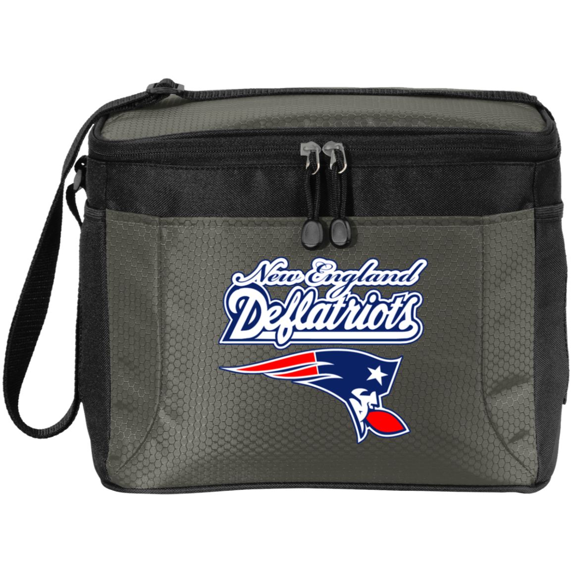 ArtichokeUSA Custom Design. New England Deflatriots. New England Patriots Parody. 12-Pack Cooler