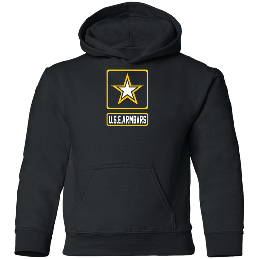 Artichoke Fight Gear Custom Design #8. USE ARMBARS. US Army Parody. Youth Hoodie