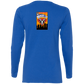 The GHOATS Custom Design. #38 Super 3. APA League. Ladies' Cotton LS T-Shirt