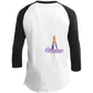 ArtichokeUSA Character and Font design. Let's Create Your Own Team Design Today. Dama de Croma. Men's 3/4 Raglan Sleeve Shirt