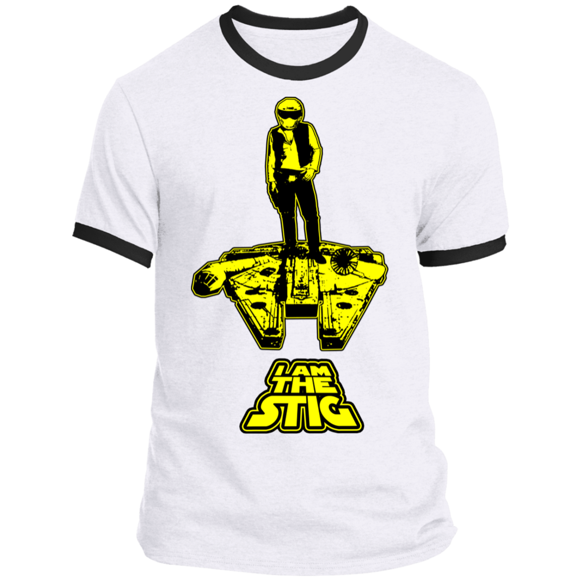 ArtichokeUSA Custom Design. I am the Stig. Han Solo / The Stig Fan Art. Ringer Tee