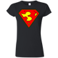 The GHOATS Custom Design. #38 Super 3. APA League. Ultra Soft Style Ladies' T-Shirt