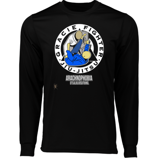 Artichoke Fight Gear Custom Design #1. Arachnophobia: Fear of Spiders. Spider Guard. It's a Jiu Jitsu Thing. Moisture-Wicking Long Sleeve
