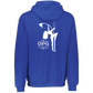 OPG Custom Design #10. Lady on Front / Flag Pole Dancer On Back. Youth Dri-Power Fleece Hoodie