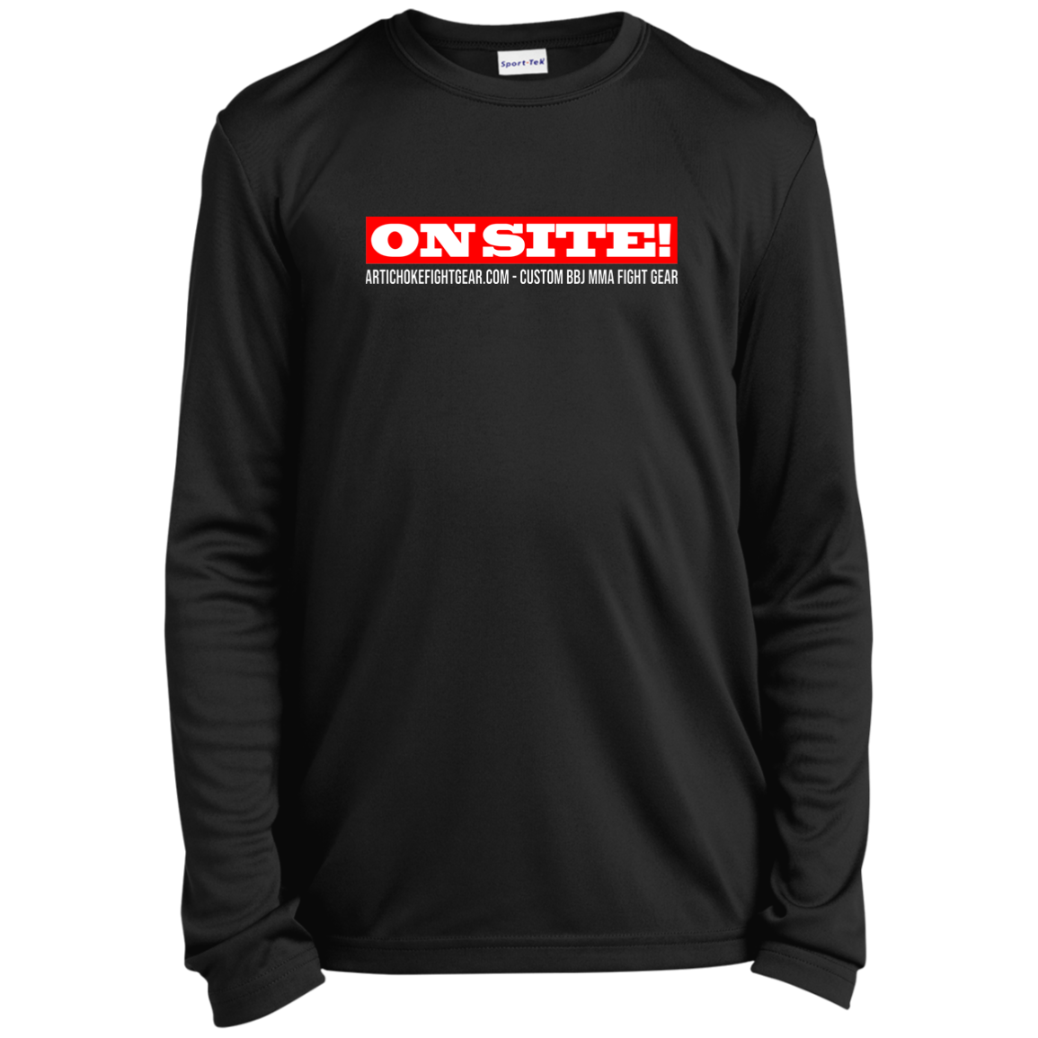 Artichoke Fight Gear Custom Design #14. ON SITE! Youth Long Sleeve Performance Tee