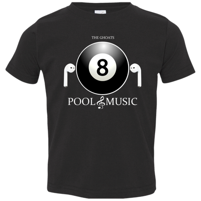 The GHOATS Custom Design. #19 Pool & Music. Toddler Jersey T-Shirt