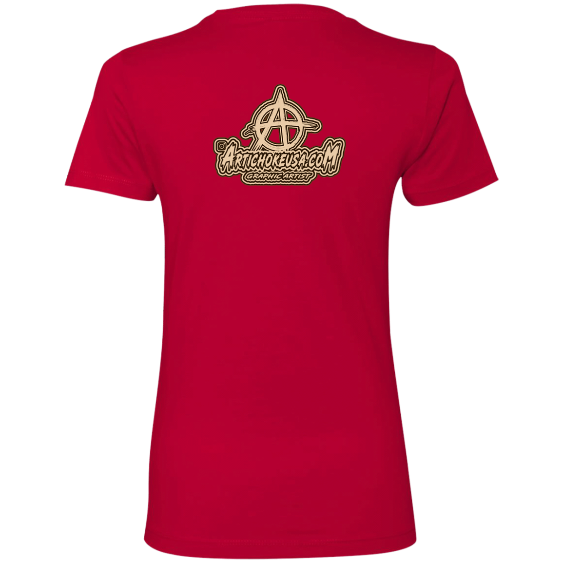 ArtichokeUSA Character and Font design. Let's Create Your Own Team Design Today. Mullet Mike. Ladies' Boyfriend T-Shirt