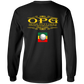 OPG Custom Design #22. One Putt / One Love Parody with Fan Art. Female Edition. Youth 100% Cotton LS T-Shirt