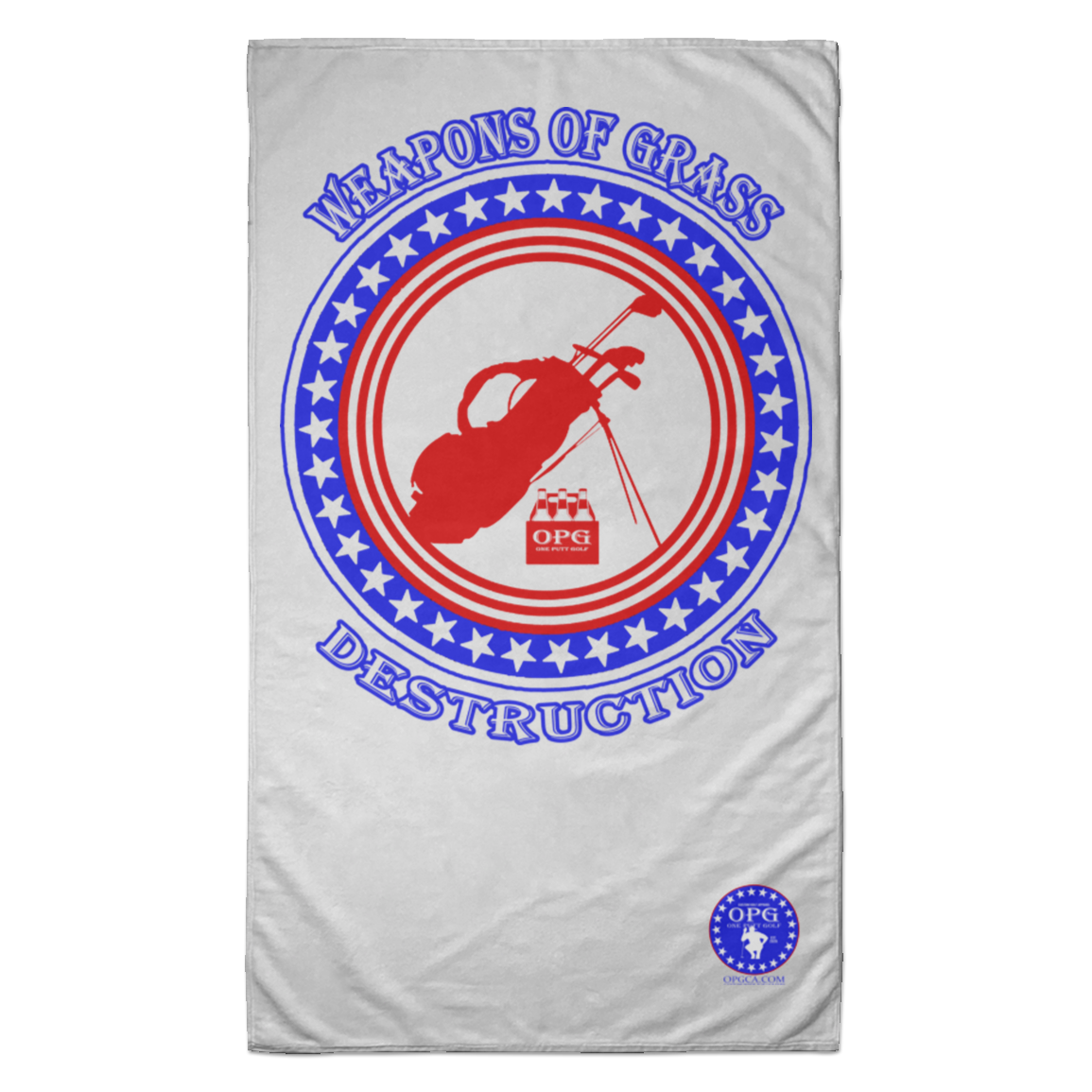 OPG Custom Design #18. Weapons of Grass Destruction. Towel - 35x60