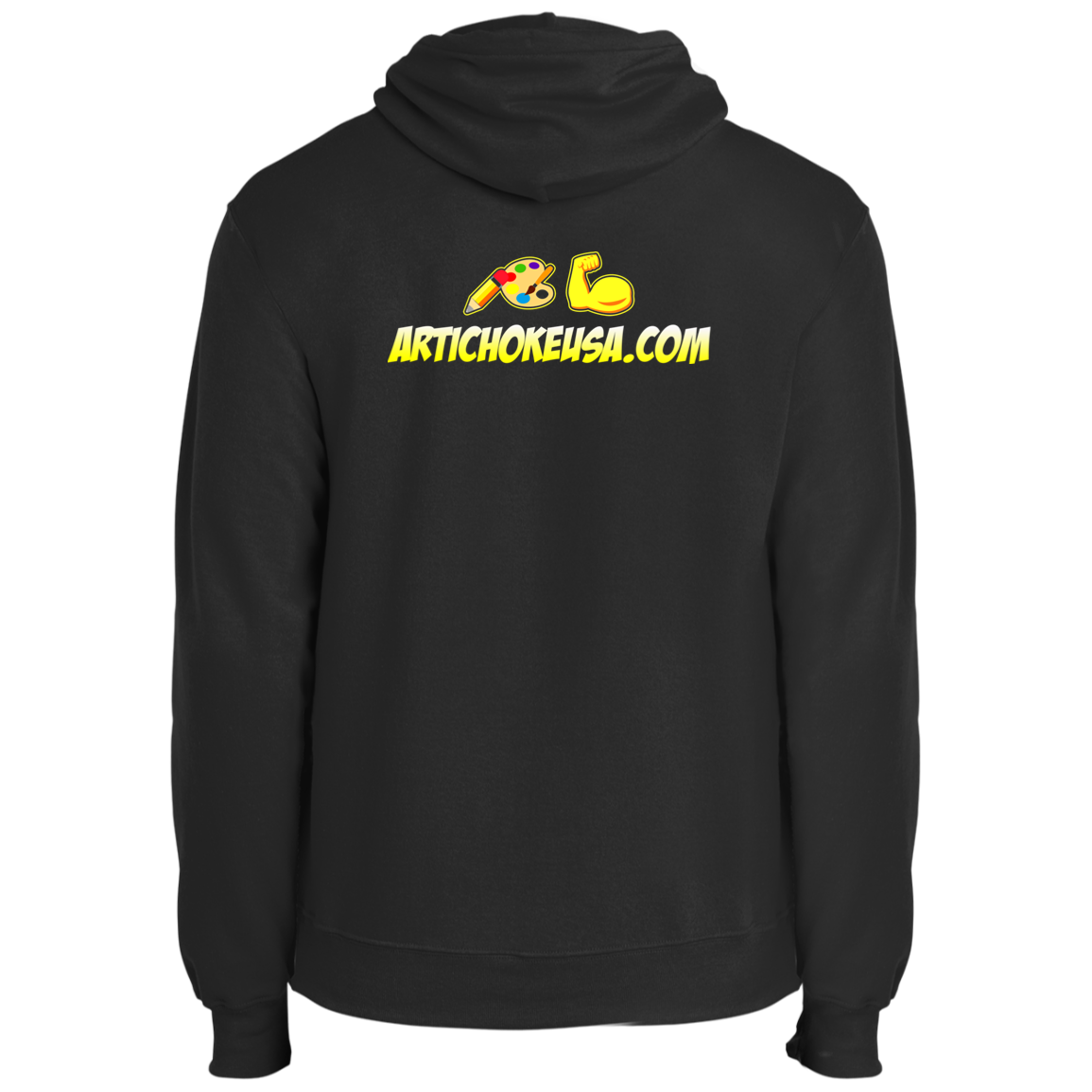 ArtichokeUSA Custom Design. Art Strong. Fleece Pullover Hoodie