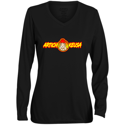 ArtichokeUSA Character and Font Design. Let’s Create Your Own Design Today. Fan Art. The Hulkster. Ladies' Moisture-Wicking Long Sleeve V-Neck Tee