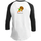 The GHOATS Custom Design. #30 Estafadora. (Spanish translation for Female Hustler). Youth 3/4 Raglan Sleeve Shirt