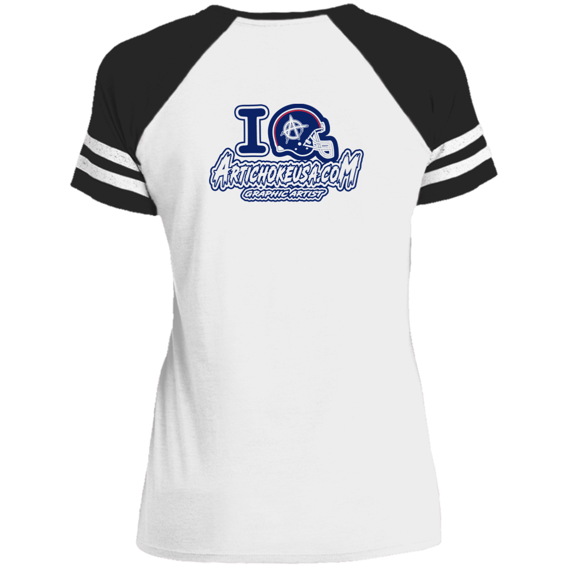 ArtichokeUSA Custom Design. New England Deflatriots. New England Patriots Parody. Ladies' Game V-Neck T-Shirt