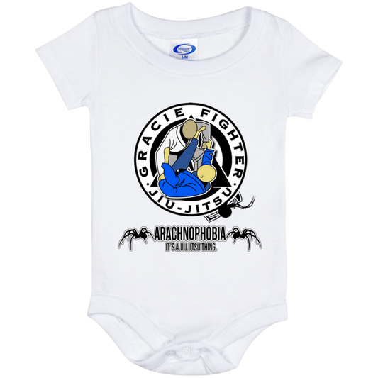 Artichoke Fight Gear Custom Design #1. Arachnophobia. It's A Jiu Jitsu Thing. Spider Guard. BJJ. Baby Onesie 6 Month