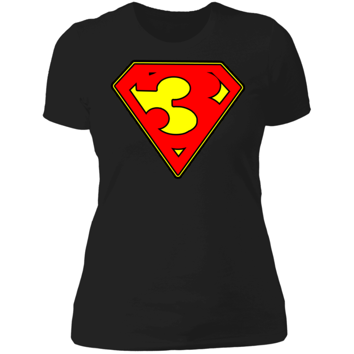 The GHOATS Custom Design. #38 Super 3. APA League. Ladies' Boyfriend T-Shirt