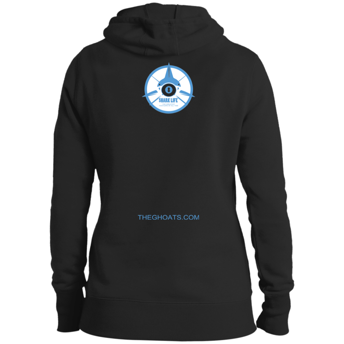 The GHOATS Custom Design. #32. Shark Week. Shark Life. Ladies' Pullover Hoodie