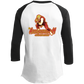 ArtichokeUSA Custom Design. Pho Ken Artichoke. Street Fighter Parody. Gaming. Youth 3/4 Raglan Sleeve Shirt