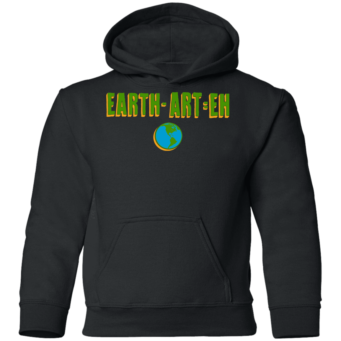 ArtichokeUSA Custom Design. EARTH-ART=EH. Youth Pullover Hoodie