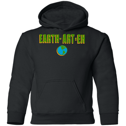 ArtichokeUSA Custom Design. EARTH-ART=EH. Youth Pullover Hoodie