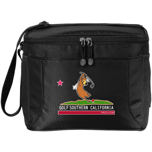 Custom Design #15. Golf Southern California with Yogi Fan Art. 12-Pack Cooler