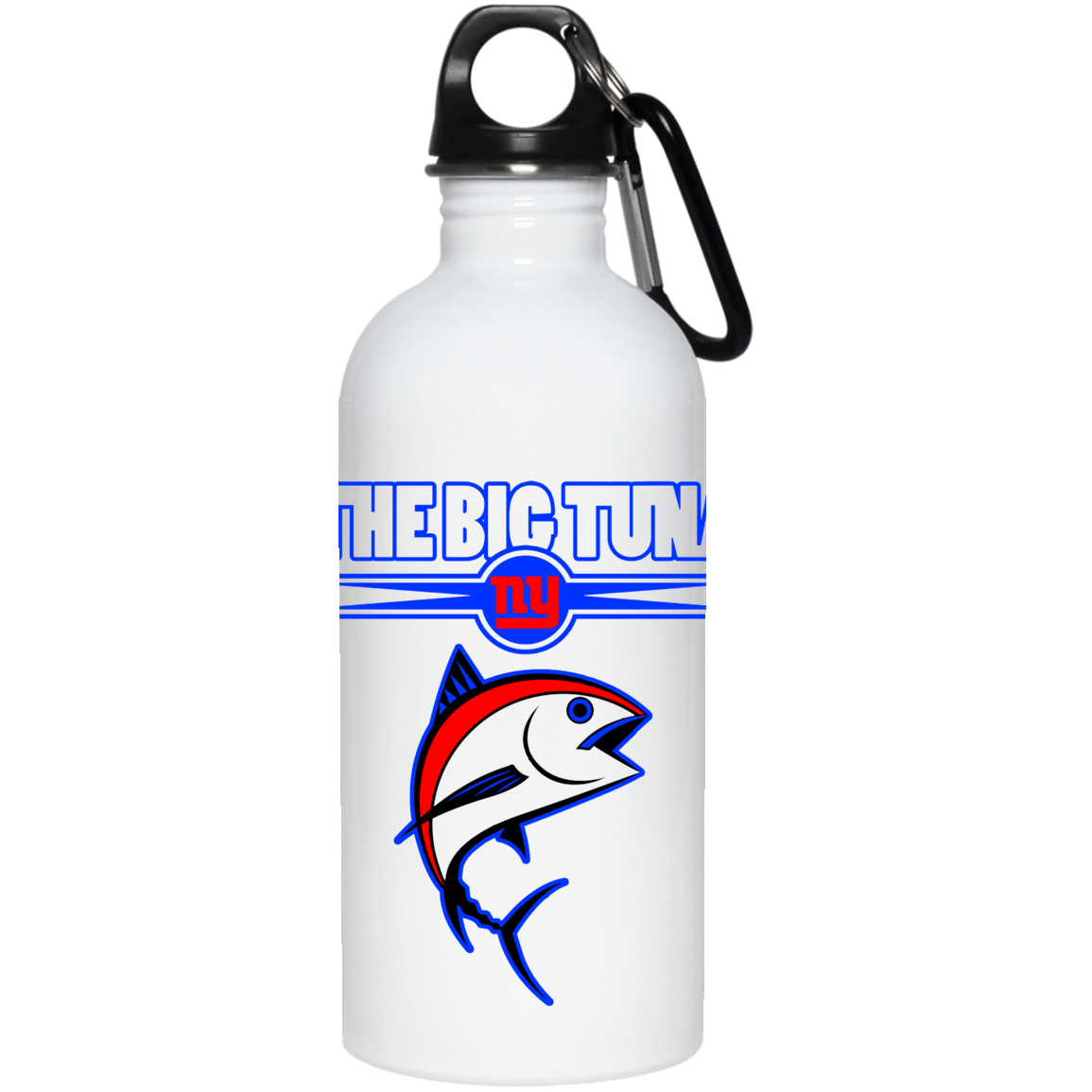 ArtichokeUSA Custom Design. The Big Tuna. Bill Parcell Tribute. NY Giants Fan Art. 20 oz. Stainless Steel Water Bottle