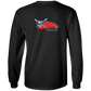 OPG Custom Design #12. American Golfer. Female Edition. 100% US Cotton LS T-Shirt
