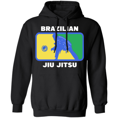 Artichoke Fight Gear Custom Design #5. BJJ MLB Brazil Flag Colors. Parody v2. Basic Hoodie