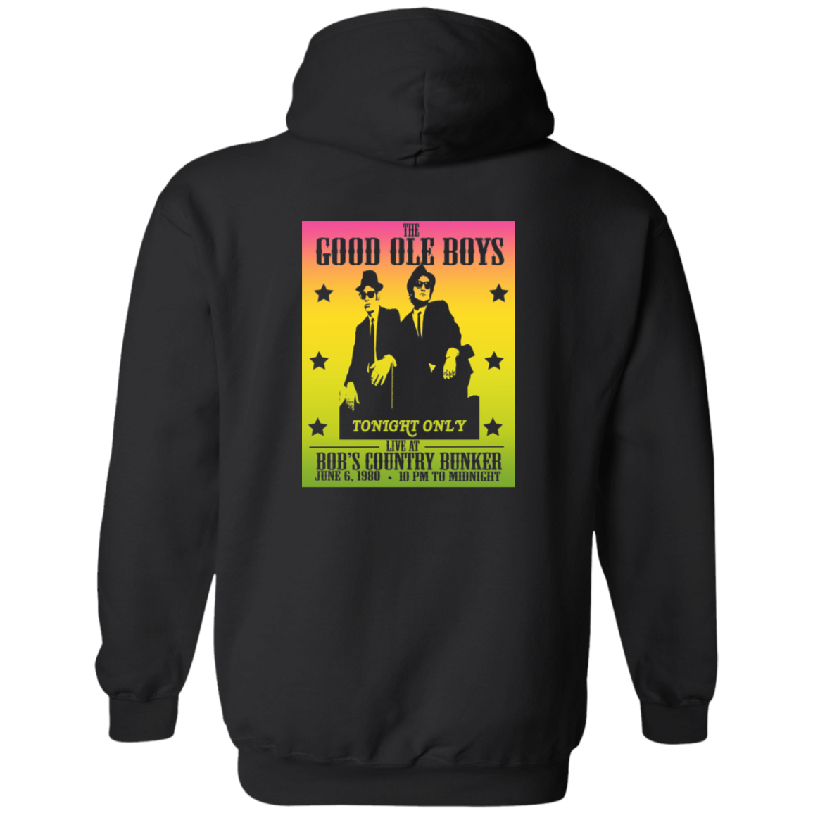 ArtichokeUSA Custom Design. The Good Ole Boys. Blues Brothers Fan Art. Zip Up Hooded Sweatshirt