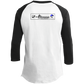 ArtichokeUSA Custom Design. I am a robot. 3/4 Raglan Sleeve Shirt