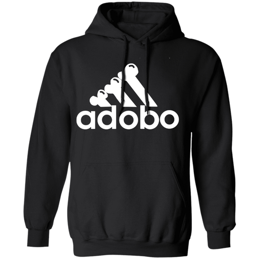 ArtichokeUSA Custom Design. Adobo. Adidas Parody. Basic Pullover Hoodie