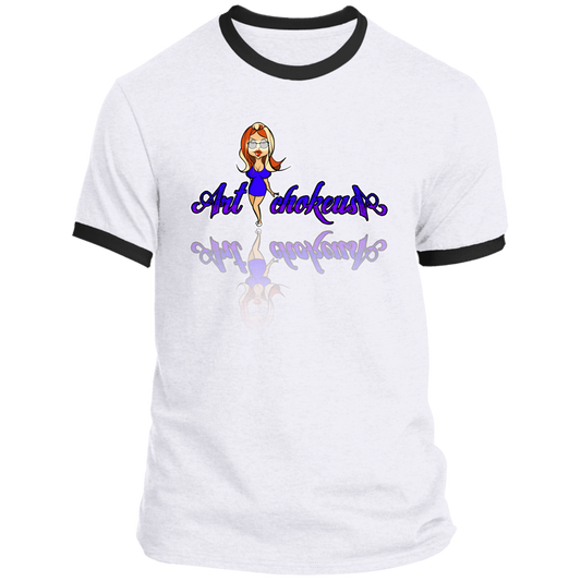 ArtichokeUSA Character and Font Design. Let’s Create Your Own Design Today. Blue Girl. Ringer Tee