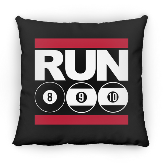 The GHOATS Custom Design. #29 run 8 9 10 ball. Large Square Pillow